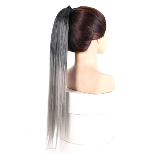 Coleta postiza para cosplay y peinados diarios, extensión de pelo ondulado y liso S1BT70