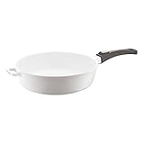 berndes pfanne 24 cm Keramikversiegelung in BERNDES-Qualität in trendigem Weiß –  kratzfest, extrem hitzebeständig bis 400 °C, 100% PFOA frei!
