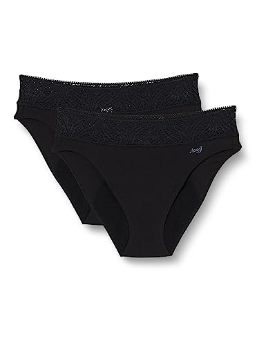 Sloggi Hikini femme lot de 2 culottes coton stretch confortables