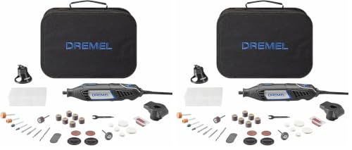 Image of Dremel 4000-2 /32 Variable Speed Rotary Tool Kit-Engraver,Polisher,and Sander- Perfect for Cutting,Detail Sanding,Engraving,Wood Carving,and Polising- 2 Attachments & 32 Accessories,(Pack of 2)