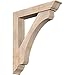 Ekena Millwork BKT0806X42X48LEC01SDF Legacy Traditional Smooth Bracket w/Offset Brace, Douglas Fir