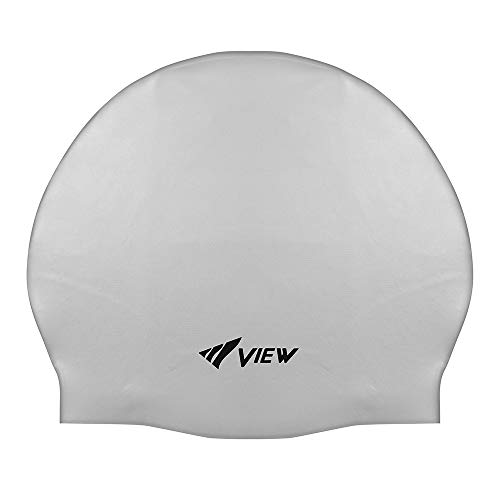 View Swimming Gear V-31A Silicone Swim Cap, White