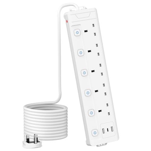 3M 5 Gang Extension Lead with USB