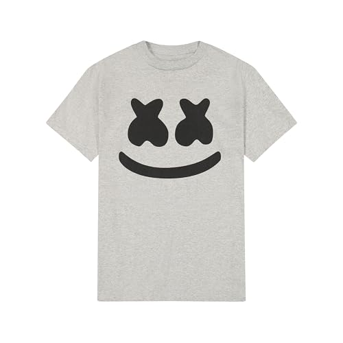 Marshmello - Adult Smile T-Shirt - Unisex, 100% Preshrunk Cotton