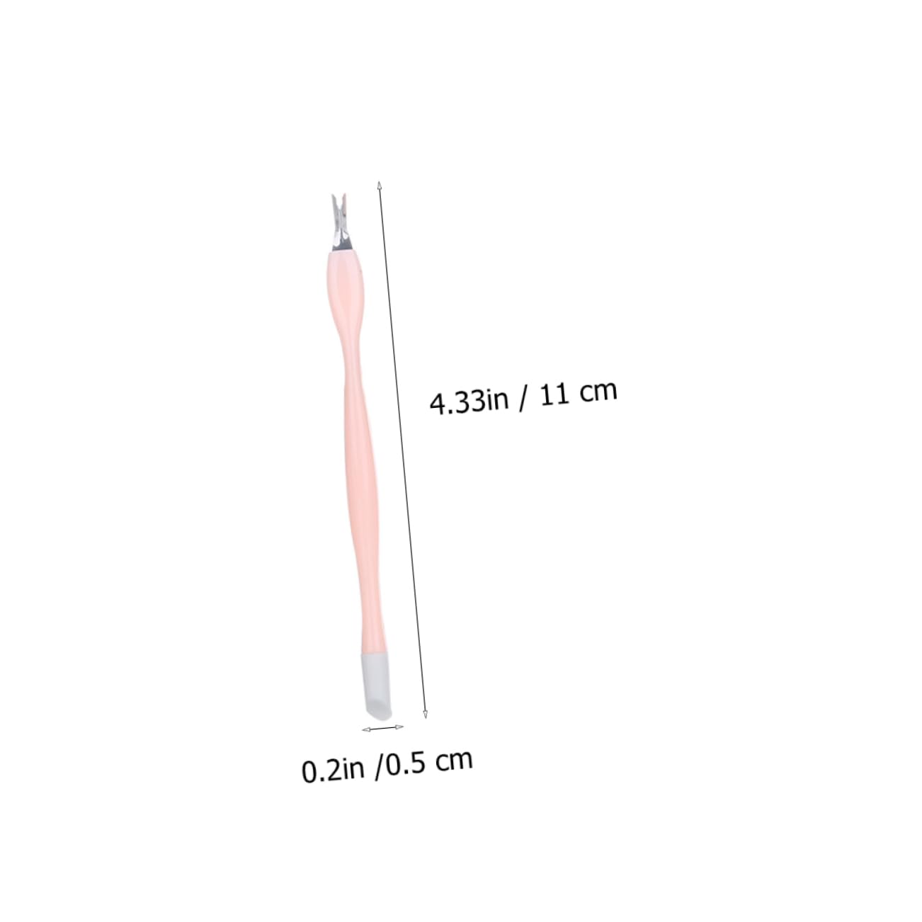 FOMIYES Manicure Cuticle Cleaner Tool Sharpened Blades 30pcs Nail Tools for Dead Skin Removal Random