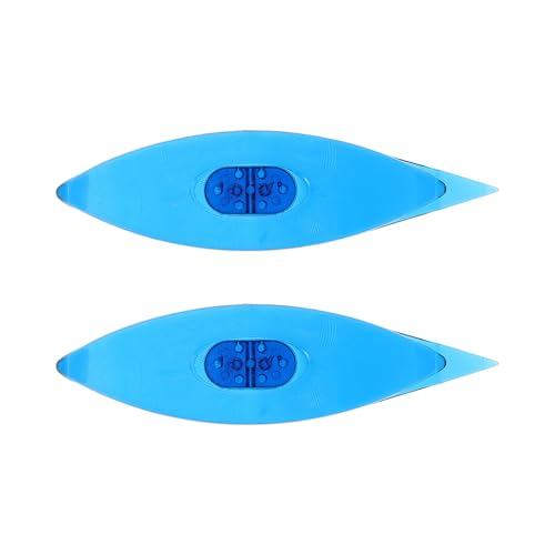 NIYANGLE 2 piezas Herramientas de Lanzadera para Hacer Encaje Manual Kit de Azul Ligeras y Duraderas para Tejer y Manualidades DIY