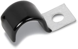 KMC Stampings CHV0509Z1 .25 in. Diameter Vinyl Cushion Half Clip .281 Screw Hole Diameter44; 50 Pieces