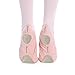 Imagen de Bezioner Zapatillas de Ballet Canvas Dance Zapatos Split Único Rosa 31