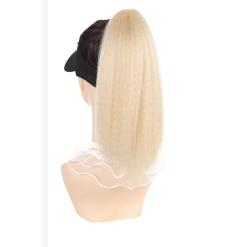Pince à griffes yaki extension de cheveux blonds pour camoufler un manque de volume
