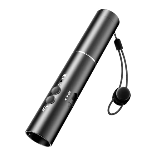 Silbato de Perro eléctrico, Silbato eléctrico para autocares | Silbato al Aire Libre,2 Volumen de Alto Volumen 500 mAh USB Linterna Impermeable para el fútbol Deportivo Soccer Salvavidas para Acampar