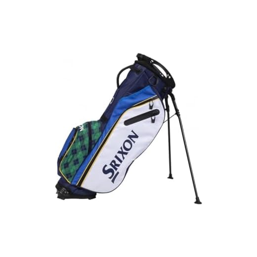 Srixon - The Open - Major Limited Edition Stand Golf Bag - 4 Club Divider - 5 Zipper Pockets including a Velour-lined Valuable and an Insulated Coller Pocket - Comfort Mesh Hip Pad - 2.5 Kg