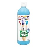 Colorations Washable Tempera Paint, 16 fl oz, Sky Blue, Non Toxic, Vibrant, Bold, Kids Paint, Craft, Hobby, Fun, Art Supplies