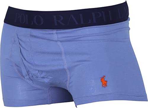[フィークス] ポロラルフローレン CLASSIC FIT メンズ ボクサーパンツ 男性 紳士 下着 父の日 お父さん プレゼント ギフト 彼氏 旦那 シンプル 綿 コットン 海外S(日本M相当) OSブルー