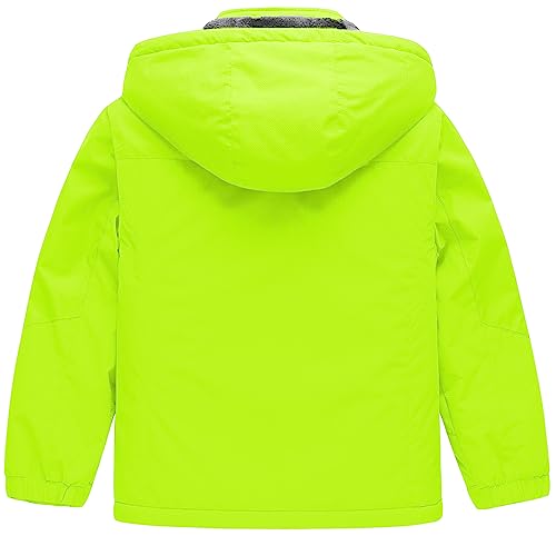 CREATMO US Boy's Waterproof Ski Jacket Warm Winter Snow Coat Windproof Snowboarding Rain Jacket2