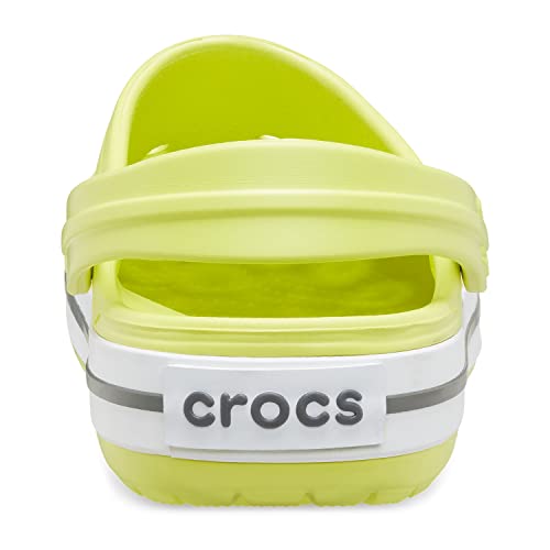 Image of Crocs Unisex Men's and Women's Crocband Clog, Citrus, 14 US