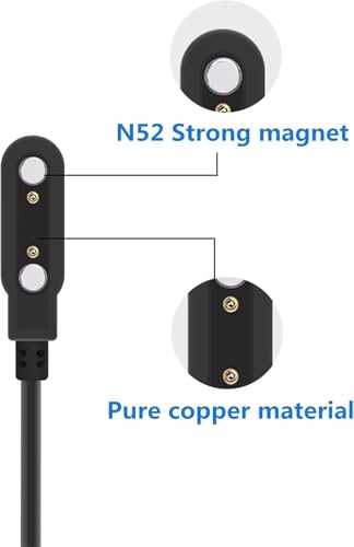 Image of FIRE Bolt [2 Pack] Universal Smart Watch Chargingfor Boat Wave Astra /Wave fit Call /Storm Call 2 /Noice Grand /qube /icon Plus / / Fastrack Reflex Play Plus /Beatxp Vega neo /Fire Bolt Ninja Calling