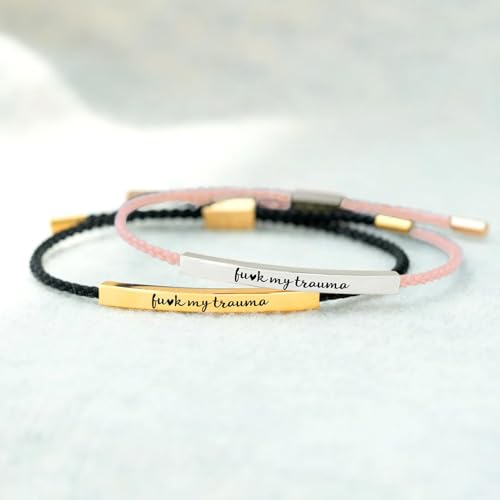 LIU JUN Let Them Bracelet for Women, Adjustable Braided Stainless Steel Engraving Inspirational Let Them Bracelet Gifts Jewelry2