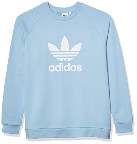 adidas Originals Men's Trefoil Warm-Up Crew Clear Sky XX-Large