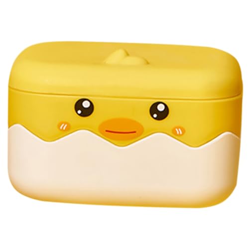 Uonlytech Caja de Jabón de Plástico con Tapa Portátil Diseño Adorable y Drenaje Inteligente para Baño Cocina y Viaje Soporte Resistente y Fácil de Limpiar para Hogar y Uso Público
