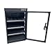 INTBUYING Camera Dry Cabinet 80L Electronic Dry Cabinet for Camera Lens Storage with Lock 4 Layers Intelligent Temperature Humidity LED Screen Noiseless