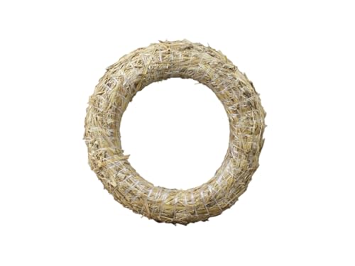 Strohkranz Ø 15 cm - 5 Stück – Natürliche Strohform für Kränze,...