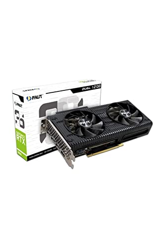 Palit GeForce RTX 3060 Dual 12GB GDDR6 Graphics Card, 3584 Core