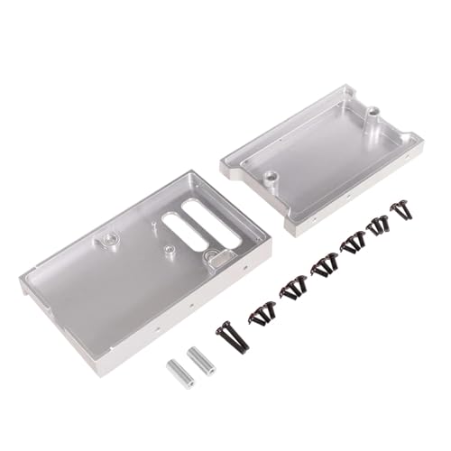 Pièces de mise à niveau en métal MN99s 1/12 avec siège de fixation de carte et panneau arrière argent