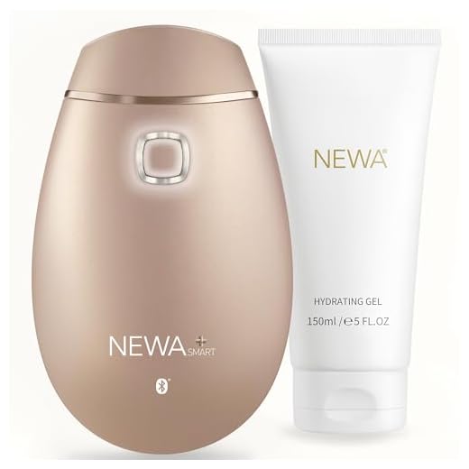 NEWA RF Wrinkle Reduction Device (Wireless) - Skincare Tool for Facial Tightening. Boosts Collagen, Reduces Wrinkles. with 1 Month Gel Supply