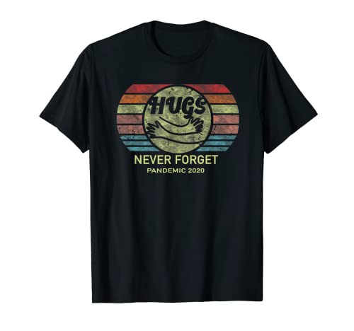 80s Fever Rainbow Style Never Forged Hugs Camiseta