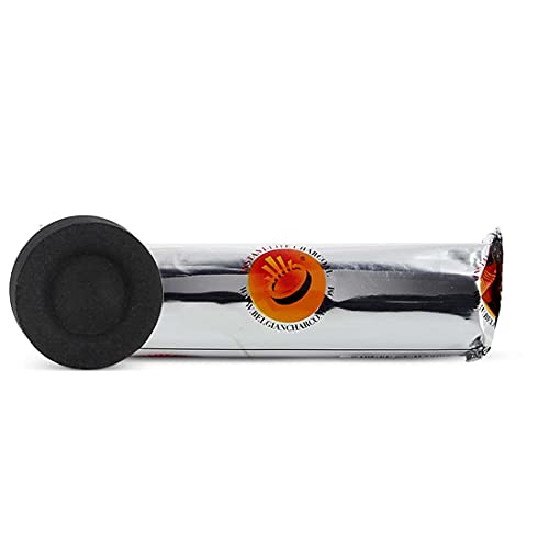 Belgiam Instant Lite Kohle - 33 mm - 10 Rollen Shisha - selbstzündend – Bild 3