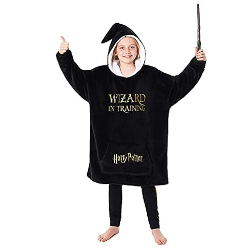 HARRY POTTER Sudadera Manta Con Capucha Niña, Sudadera Forro Polar Para Niñas, Regalos Niños (Negro) | Ya disponible en tu tienda friki favorita! En mundofriki.es! HARRY POTTER Sudadera Manta Con Capucha Niña, Sudadera Forro Polar Para Niñas, Regalos Niños (Negro) | Ya disponible en tu tienda friki favorita! En mundofriki.es!