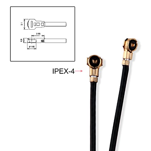 Huyun HY-2.5 60Cm/2Ft 2Pcs Mhf4 Ipex Wlan Network Adapter Pc Antenna thumb #3
