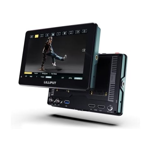 LILLIPUT HT Series 2000nits Ultra-Bright Touch Control Screen with HDMI 2.0 3G-SDI Input Output LANC 3D-LUT Waveform Histogram 5" HT5S,7" HT7S and 10.1? HT10S (HT7S-7 1920x1200) Cover