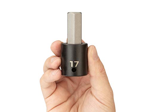 Image of TEKTON 1 /2 Inch Drive x 17 mm Hex Impact Bit Socket | SIB23217