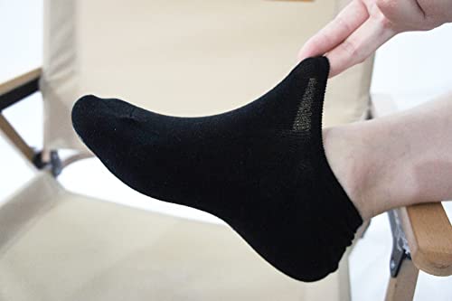 FEVERSOLE No Show Socks Women Ankle Low Cut Thin No Slip Invisible Liner Socks2
