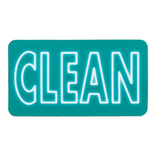 DEARMAMY Indicador Magnético Fácil Instalación para Lavavajillas de Doble Cara Imán Fuerte y Material PVC para Uso en Hogar y Lavandería