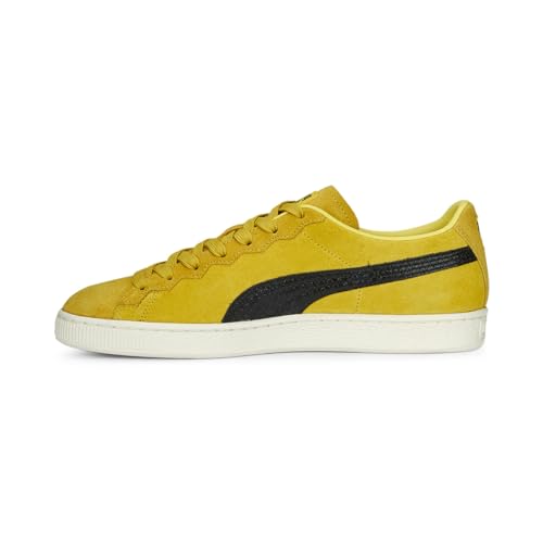 PUMA Mens Staple X Suede Lace Up Sneakers Shoes Casual - Yellow - Size 9 M