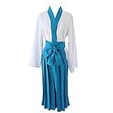 Anime Gintama Cosplay Costumes Shimura Shinpachi Kimono Halloween Carnival Party (S) Blue