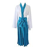 Anime Gintama Cosplay Costumes Shimura Shinpachi Kimono Halloween Carnival Party (M) Blue