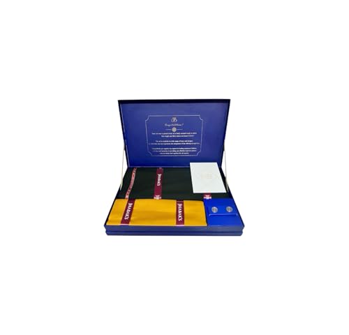 Image of JHABAK'S Men's 100% Pure Cotton Unstitched 1.7 Meters Shirt Piece - 3.25 Meters Suit Fabric Set with Cufflinks (Multicolour, All Weather Fabric, Attractive Box)