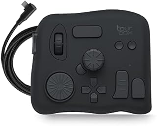 TourBox NEO, Video Editing Controller, Photo Editor Shortcut Keyboard, Windows/Mac, Photoshop Lightroom Premiere Illustrator DaVinci Resolve After Effects Final Cut Pro, Use With Drawing Tablet/Mouse