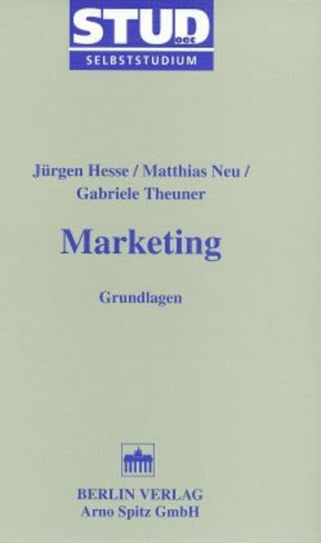 Marketing: Grundlagen (Stud. oec. Selbststudium)