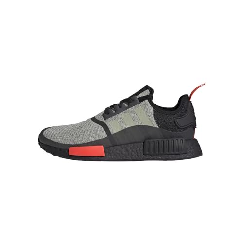 adidas Chaussure Homme NMD R1 Couleur Green/Core Black/Solar Red Taille 43 1/3