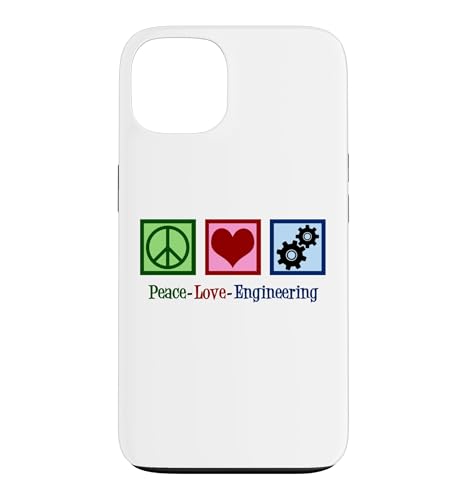 Peace Love Engineering ���킢�� �@�B�G���W�j�A �X�}�z�P�[�X iPhone 13 �p