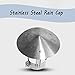 JUCCJUXIN Chimney Cowl Cap Tool,Chimney Cowl Cap Galvanized Iron,Anti Downdraught Bird Guard Top,Outdoor Ventilation Exhaust Vent Cap Chimney,for All Weathe Round Exhaust Cap,d8cm/3.15in