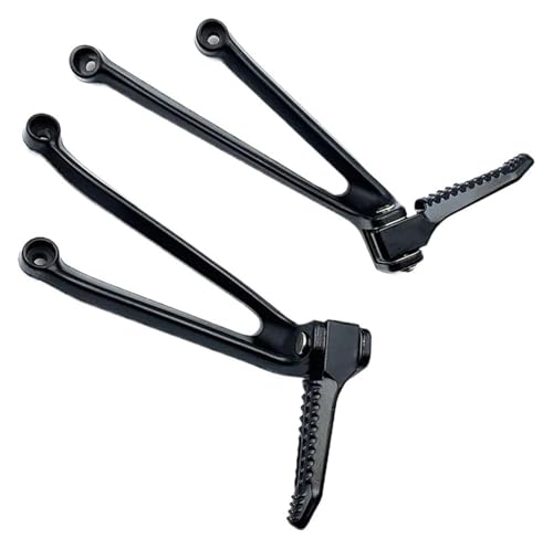 Repose pieds arrière moto pour BMW S1000RR S1000R 2009-2022 avec support passager noir