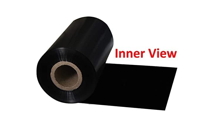 VSM Thermal Transfer Ribbon 110x300 | Barcode Printing Carbon Roll for Label Printers | Compatible for Barcode Labels, Stickers and Tags 2