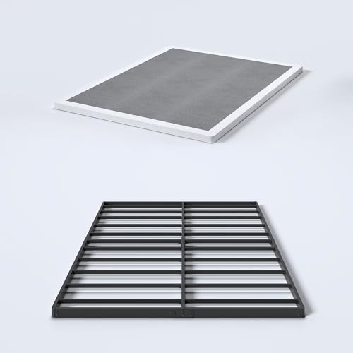 YORMDMO 2 Inch Queen Bunkie Board Low Profile Heavy Duty Box Spring for Queen Bed Mattress Foundation Base with Fabric Cover Easy Assembly
