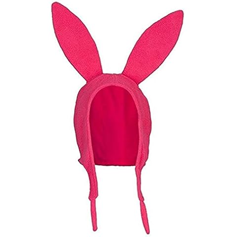 Yoisdtxc Family Bob's Louise Rabbit hat Women/Girls Winter Warm Halloween Windproof Rabbit Long Ears Cap (A-Pink, L) Cover