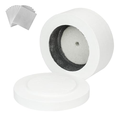 Horno de microondas para fusión de vidrio, horno de cerámica de 7, 7 × 4, 3 pulgadas con papel, profesional para uso doméstico, fabricación de joyas de fusión..